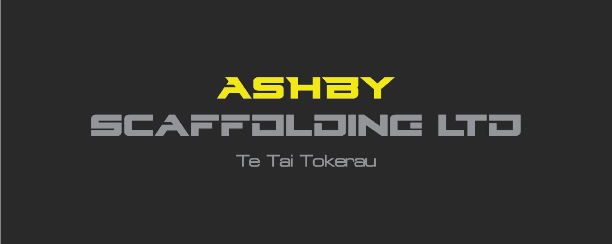 Ashby Scaffolding LTD original brand artwork